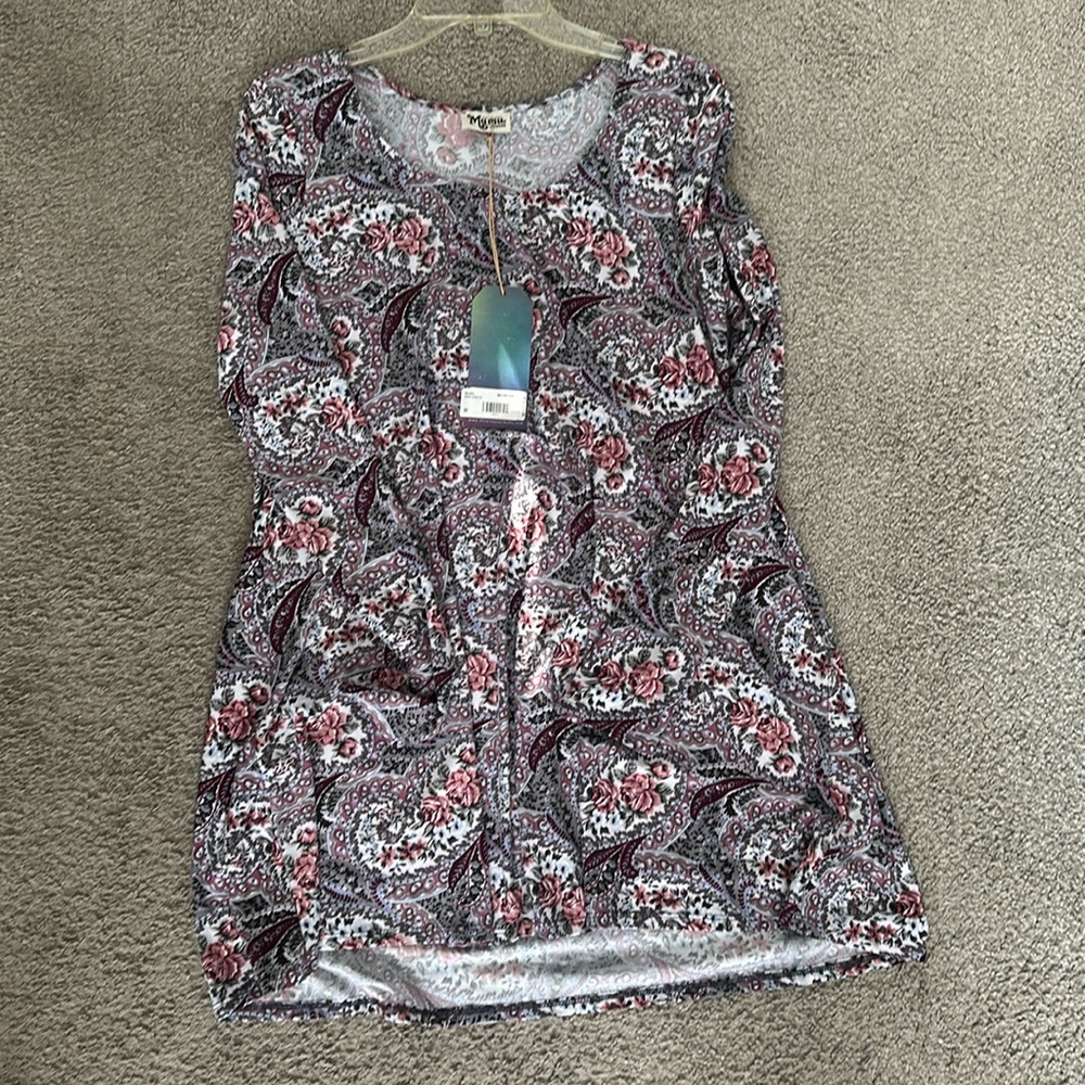 Show Me Your Mumu mini dress with long sleeves